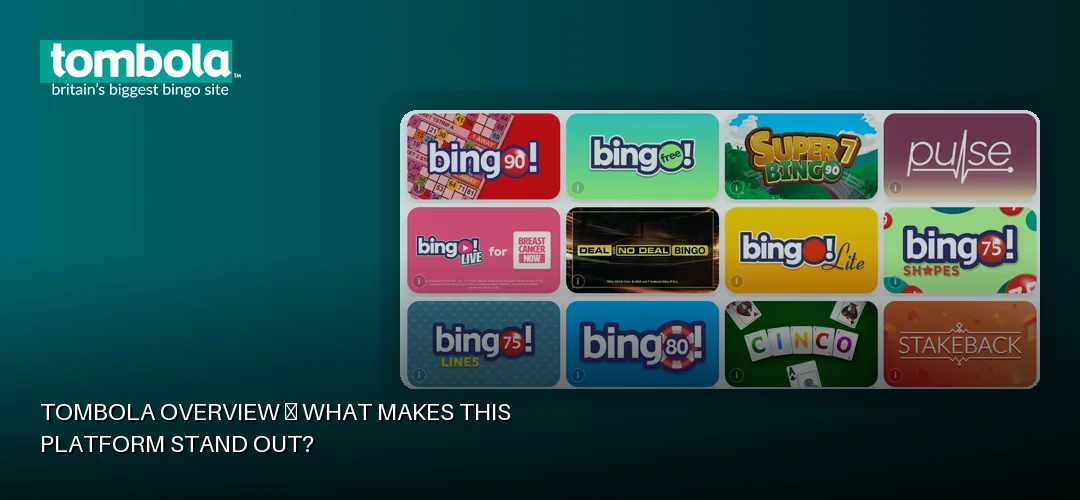 Tombola promotional banner